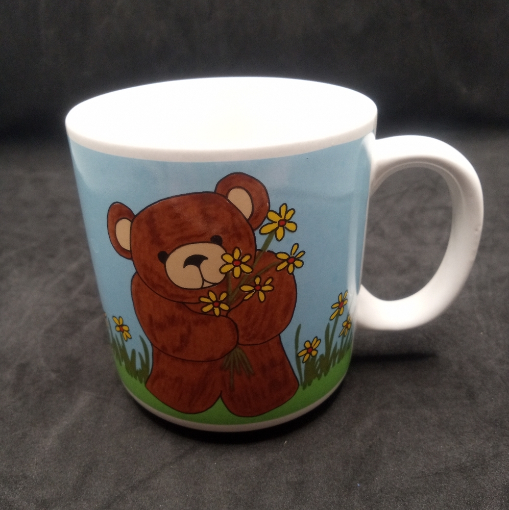Blossom Bear Mug By Grant Howard Retro Mug
